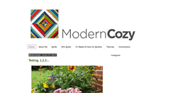 Desktop Screenshot of moderncozy.com
