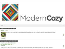 Tablet Screenshot of moderncozy.com